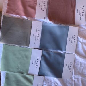 Azazie swatches for dresss